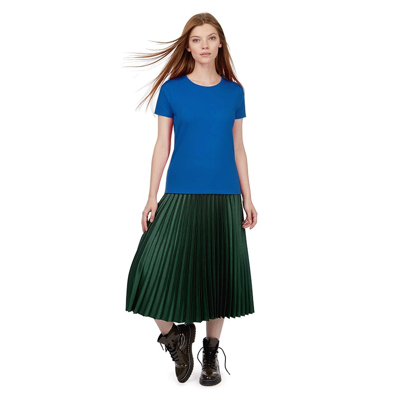 Tee-shirt de Travail Coton Femme Bleu Royal - TOPTEX Manches courtes