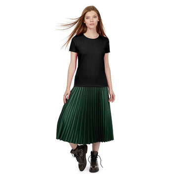 Tee-shirt de Travail Coton Femme Noir - TOPTEX Manches courtes