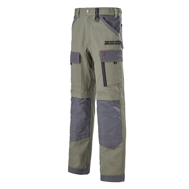 Pantalon Multipoches Protection Genoux Kaki ADOLPHE LAFONT