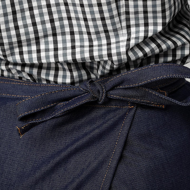 Tablier Bavette Jean - MANELLI attache par liens à nouer sur le dos