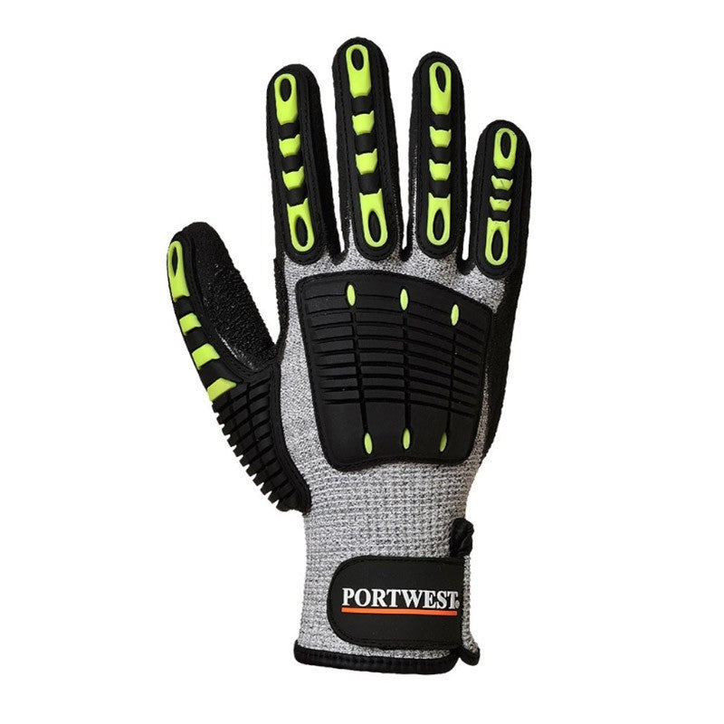 Gants Impact Protection Anti-Coupure - PORTWEST Certifié CE Niveau de coupe ANSI A4