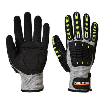 Gants Impact Protection Anti-Coupure - PORTWEST Attache bandes auto-agrippantes pour un ajustement sécurisé