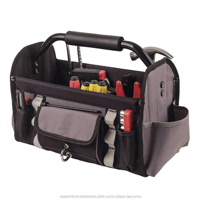 Boite Porte-Outils Multi-Compartiments - PORTWEST Longueur 38 cm x largeur 20 cm x Hauteur 25 cm