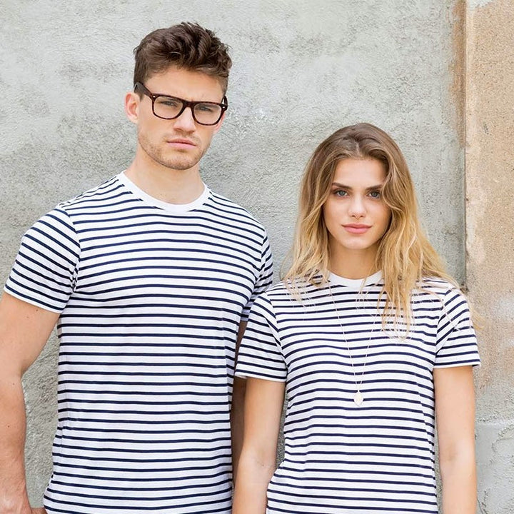 Tee-shirt de Travail Manches Courtes Marinière - TOPTEX - Mixte