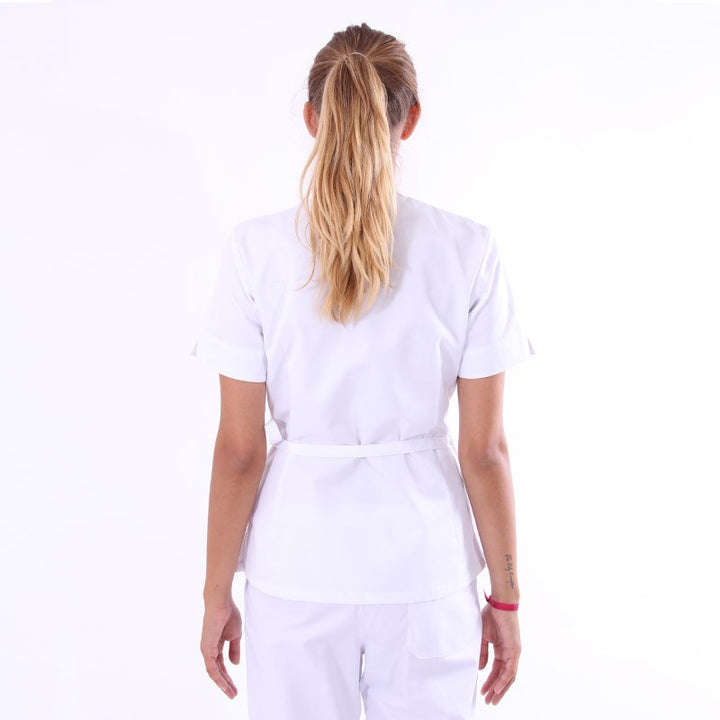 Blouse Esthéticienne forme Cache-Coeur