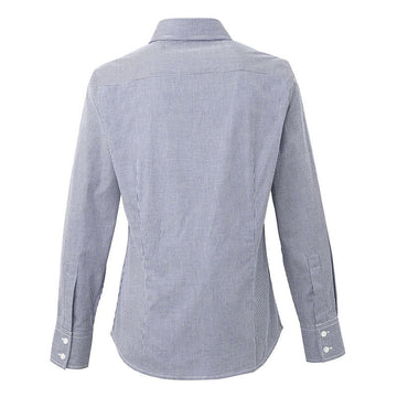 Chemise De Serveuse Femme À Carreaux Bleu Marine "Vichy" - TOPTEX