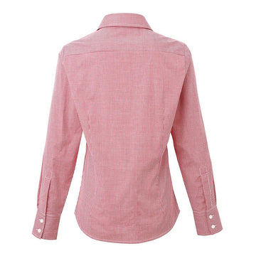 Chemise De Serveuse Femme À Carreaux Rouge "Vichy" - TOPTEX