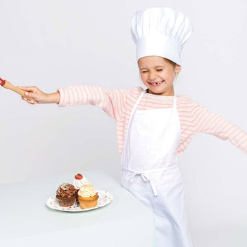 Tablier de Cuisine Enfant - TOPTEX - blanc