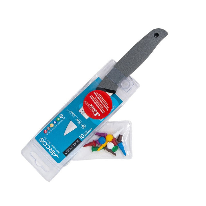 Couteau Office 8 cm - Gamme Colour Prof - Arcos - 6 couleurs interchangeables