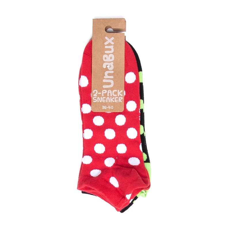 Chaussettes À Pois Colorées - UNABUX