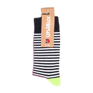 Chaussettes Noir et Rose - After Dark Unabux - 2