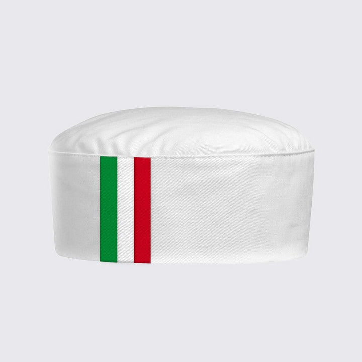 Calot de cuisine Napoli Blanc - MANELLI