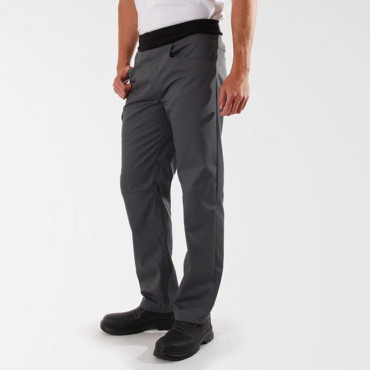 Pantalon de pâtissier Confort Gris Mixte - MANELLI