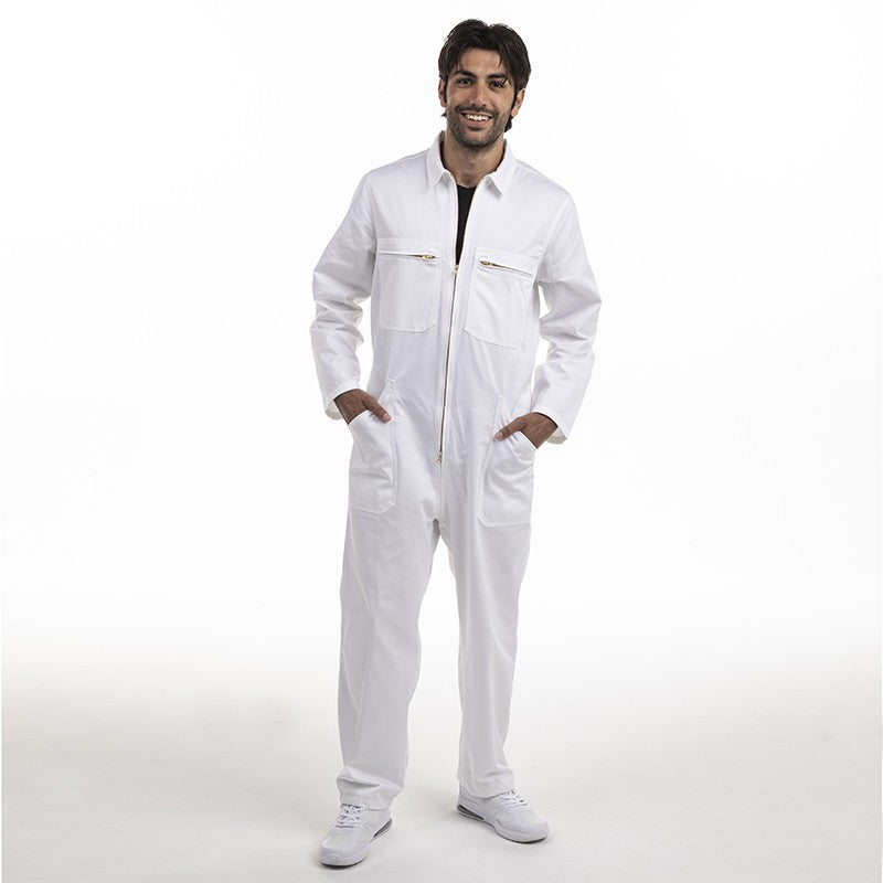 Combinaison de Peintre Blanche 100% Coton - MANELLI