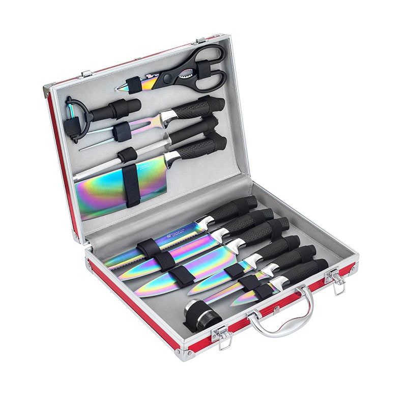 Mallette de Cuisine 12 pièces avec revêtement titane