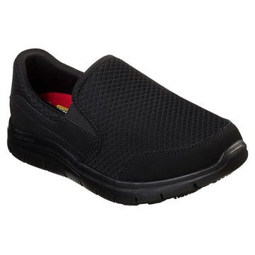 Skechers chaussures de sécurité femme noir face