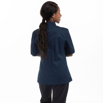 Veste de Cuisine Femme bleue lady - ML/MC - MANELLI