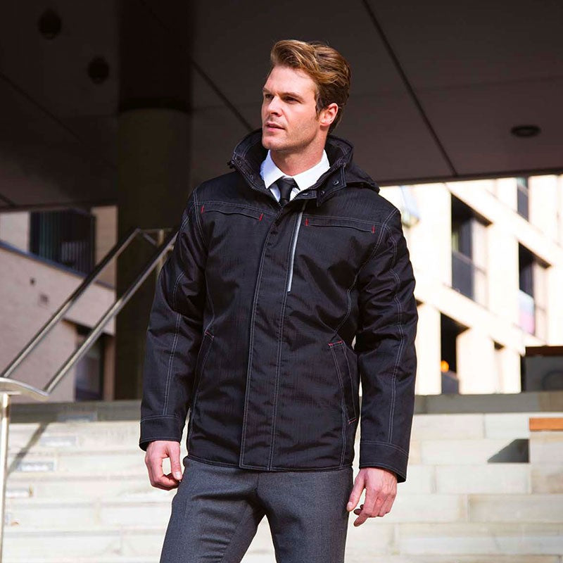 Parka de Travail Robuste Denim Noir TOPTEX travail