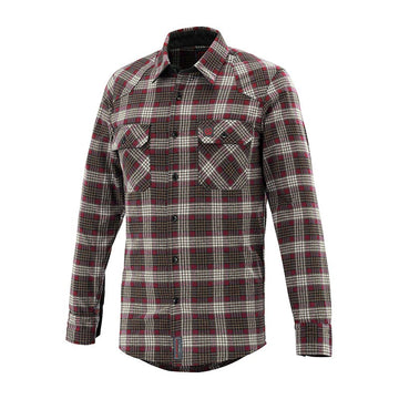 Chemise de Travail Josephine Carreaux Rouge Marron LAFONT