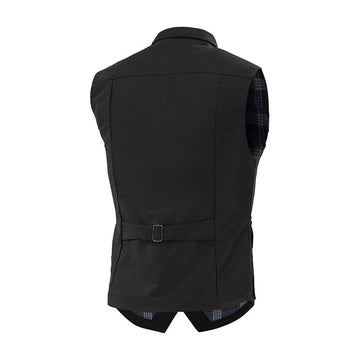 Gilet de Travail Noir Sans Manches Henry Lafont boucle dos