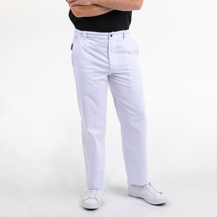 Pantalon de boulanger Manelli blanc