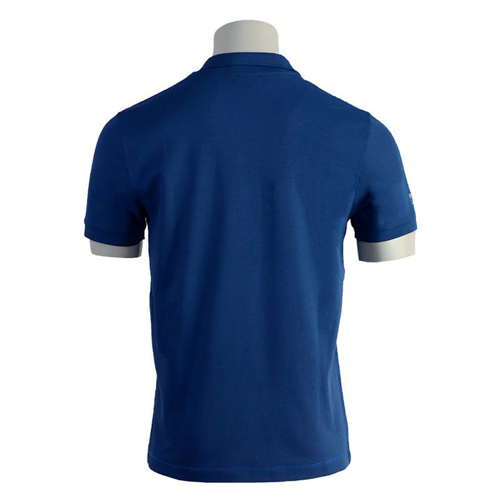 Polo de travail bleu pour homme workwear dos