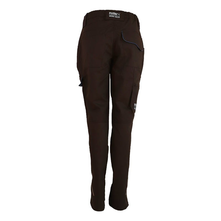 Pantalon de travail femme de couleur noir vue de dos