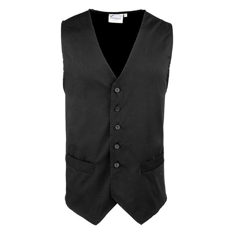 Gilet Noir de Serveur TOPTEX