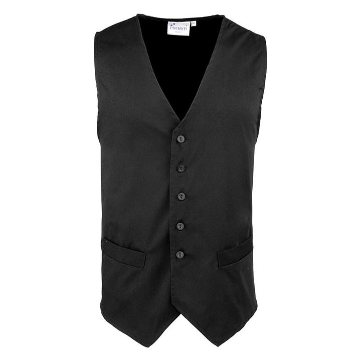 Gilet Noir de Serveur TOPTEX