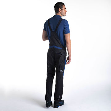Salopette de Travail Bicolore Noir et Bleu Homme métier BTP PUMA WORKWEAR