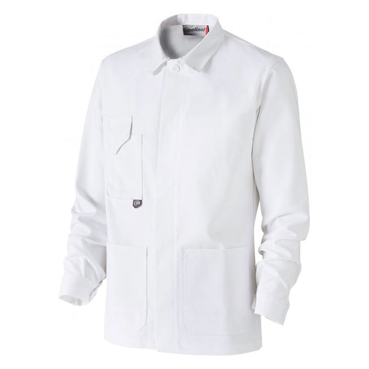 Veste de Travail Blanche 100% Coton MOLINEL