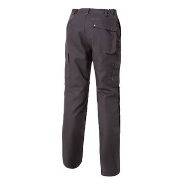 Pantalon de Travail Genouillère G-ROK Carbone et Orange MOLINEL artisans et gros oeuvre