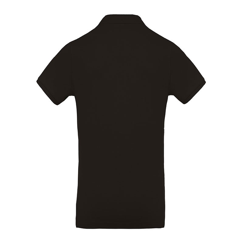 Polo de travail 100% coton biologique noir