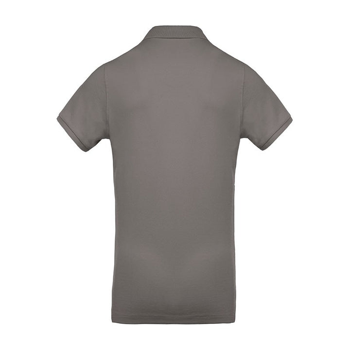 Polo de travail homme gris biologique 100% bio