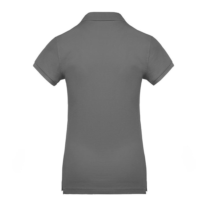 Polo cuisine 100% coton biologique gris pour femme