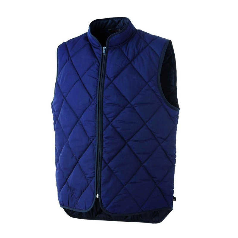 gilet bleu marine de travail professionnels grand froid