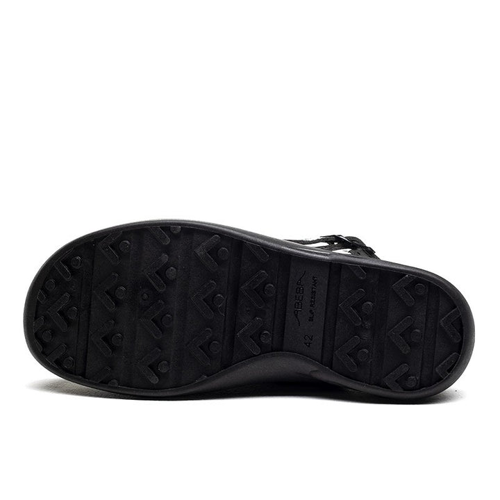 sabot de cuisine abeba verni noir semelle