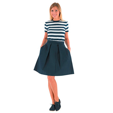 Tee-shirt marinière Lafont bleu marine et blanc
