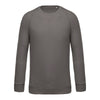 Sweat-Shirt Homme Bio Manches Raglan Col Rond Gris - KARIBAN