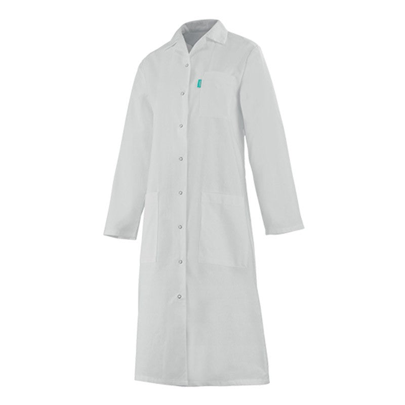 Blouse Médicale Longue Femme Alix Manches Longues 100% Coton Blanc  Clemix by Lafont