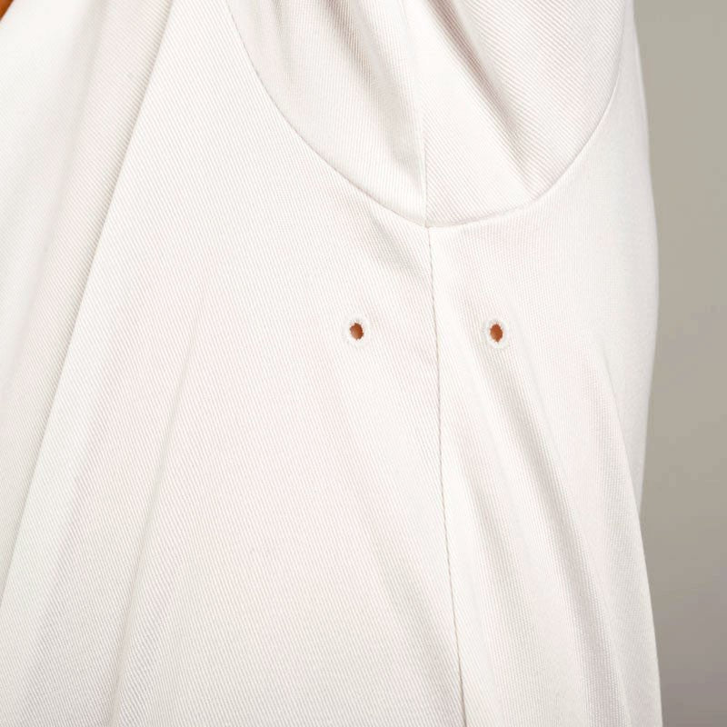 Veste de cuisine Eco-responsable manches longues Homme - MANELLI aération sous les aisselles.