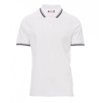 Polos travail homme blanc bleu marine PAYPERWEAR