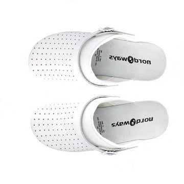 Sabots infirmière blancs avec aération - Nordways