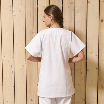 Blouse médicale blanche médicale ecogreen Manelli femme