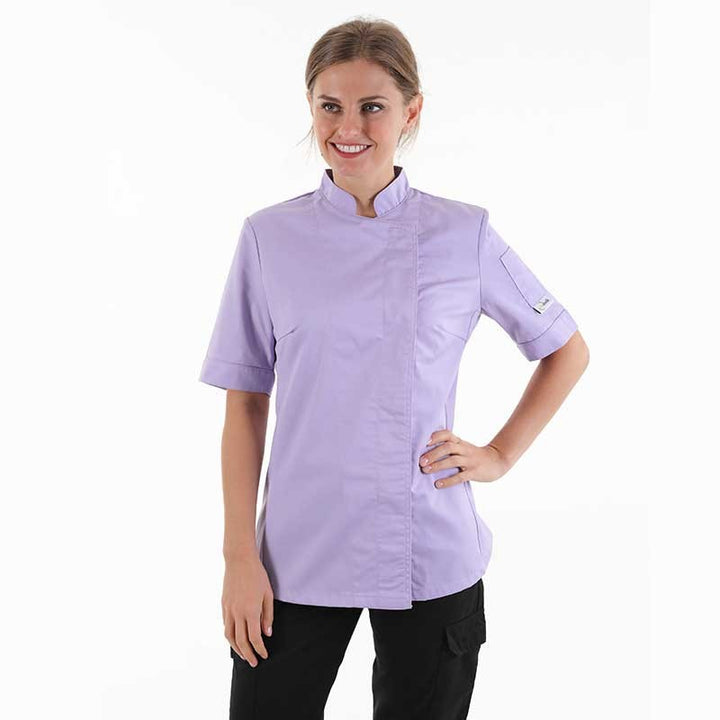 Veste de cuisine femme manches courtes Manelli