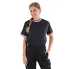 Tee-shirt de Travail Bleu Marine Col Tricolore France - PAYPERWEAR