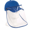 Casquette avec Ecran Protection Amovible - TOPTEX