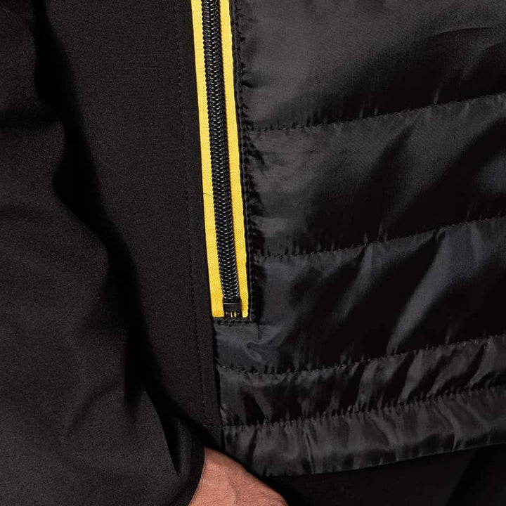 Veste de travail liseré jaune toptex