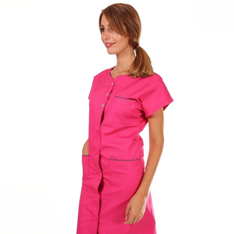 blouse médicale longueur mi mollet