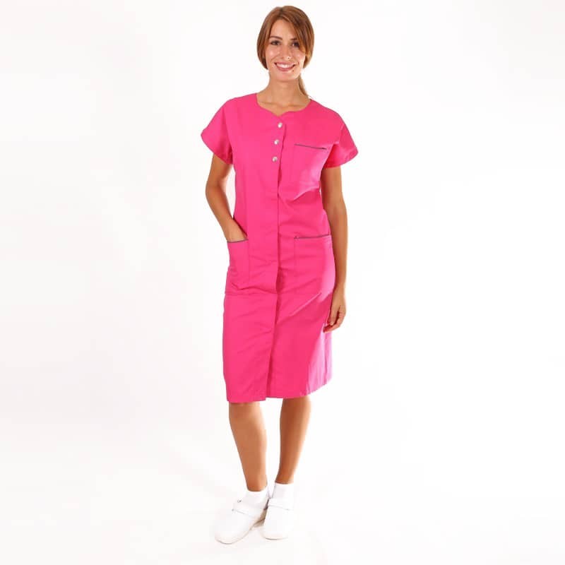 blouse de travail femme rose Manelli